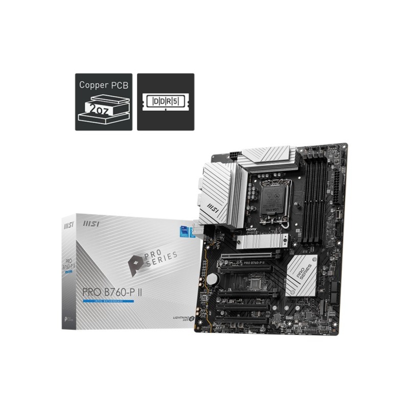 MSI PRO B760-P II scheda madre Intel B760 LGA 1700 ATX