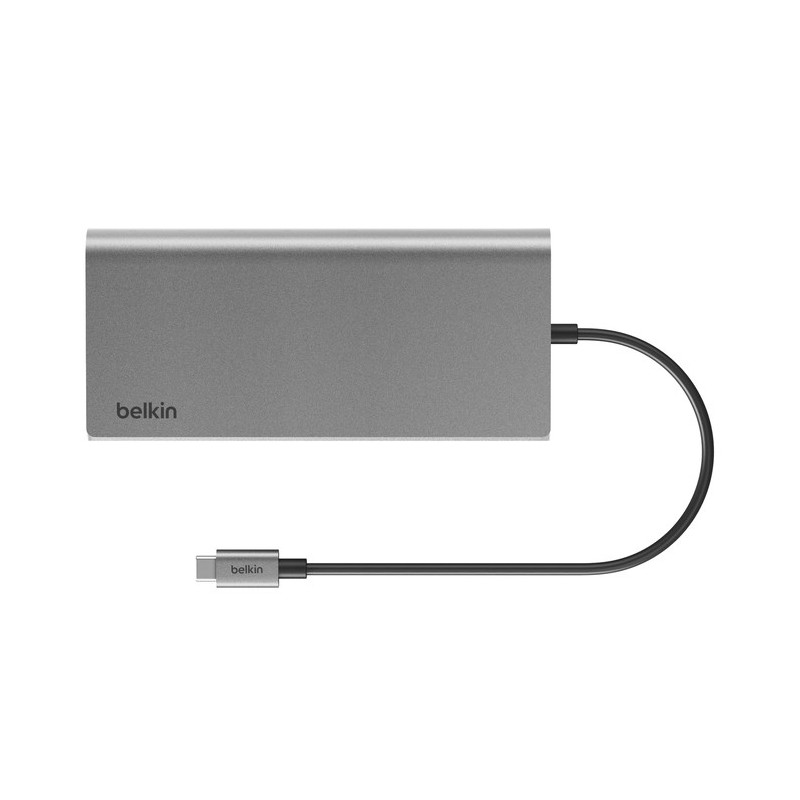 Belkin INC015BTSGY-CZ replicatore di porte e docking station per laptop Cablato USB 3.2 Gen 1 (3.1 Gen 1) Type-C Alluminio