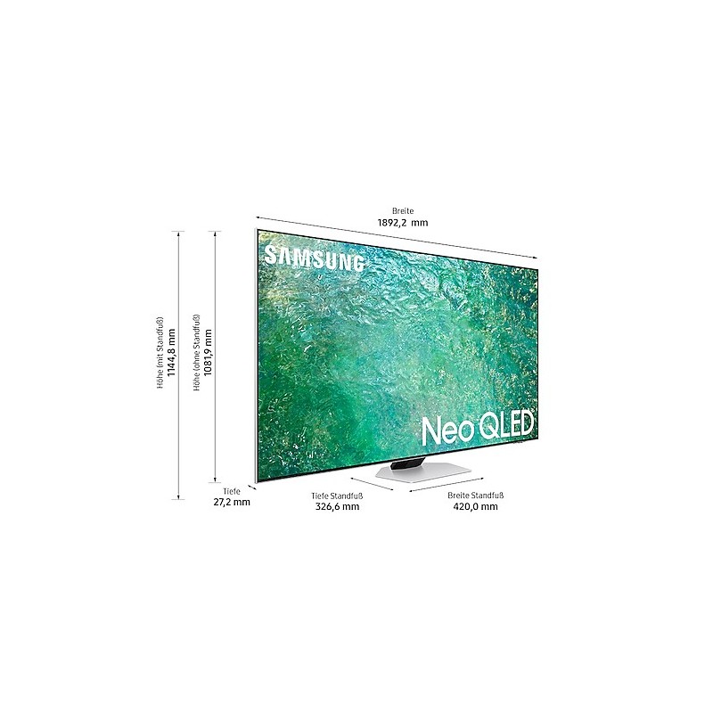 Samsung QE85QN85CAT 2,16 m (85") 4K Ultra HD Smart TV Wi-Fi Argento