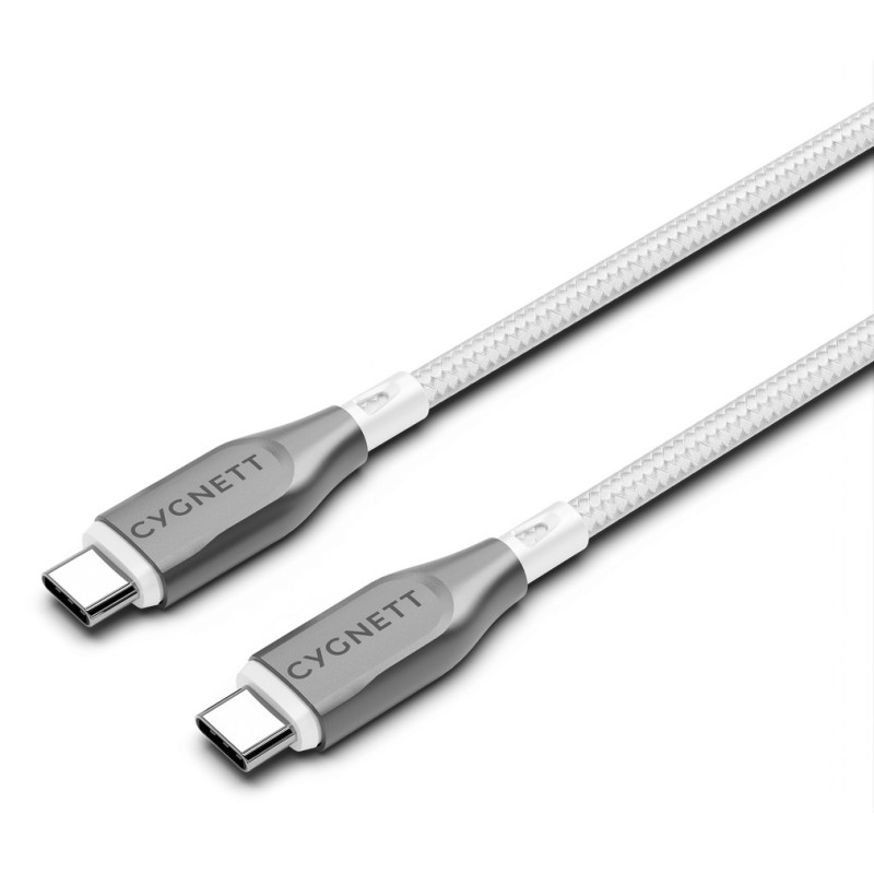 Cygnett CY4675PCTYC cavo USB 1 m USB 2.0 USB C Grigio, Bianco