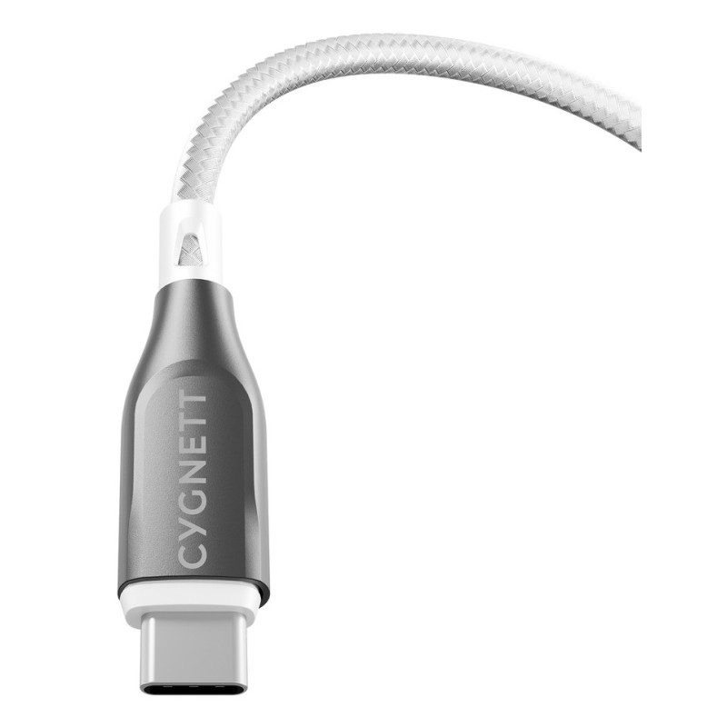 Cygnett CY4675PCTYC cavo USB 1 m USB 2.0 USB C Grigio, Bianco