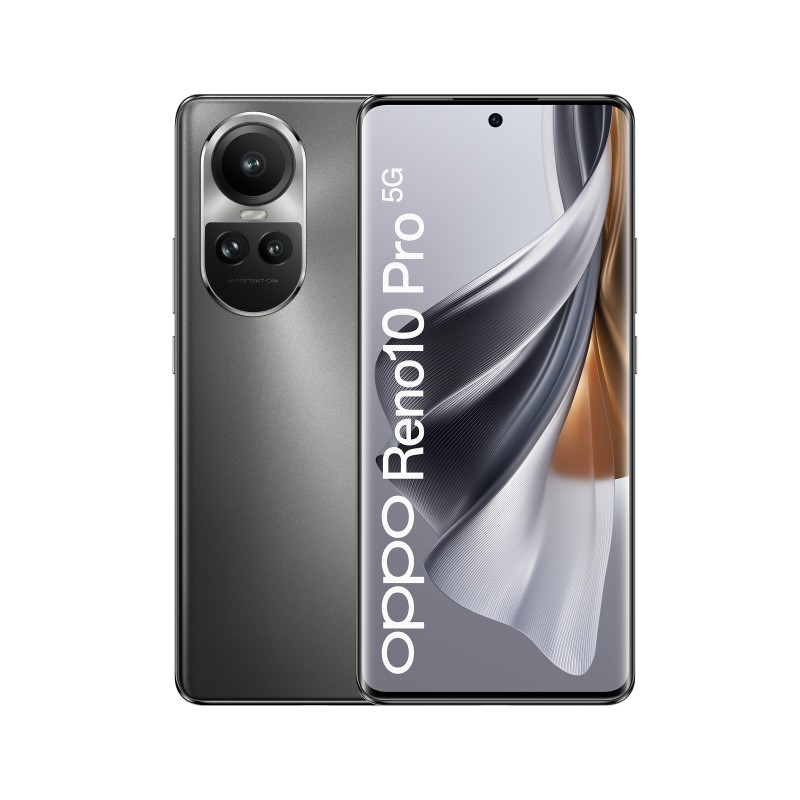 OPPO Reno 10 PRO Smartphone 5G, AI Tripla fotocamera 50+32+8MP, Selfie 32MP, Display 6.7" 120HZ AMOLED, 4600 mAh, RAM 12GB