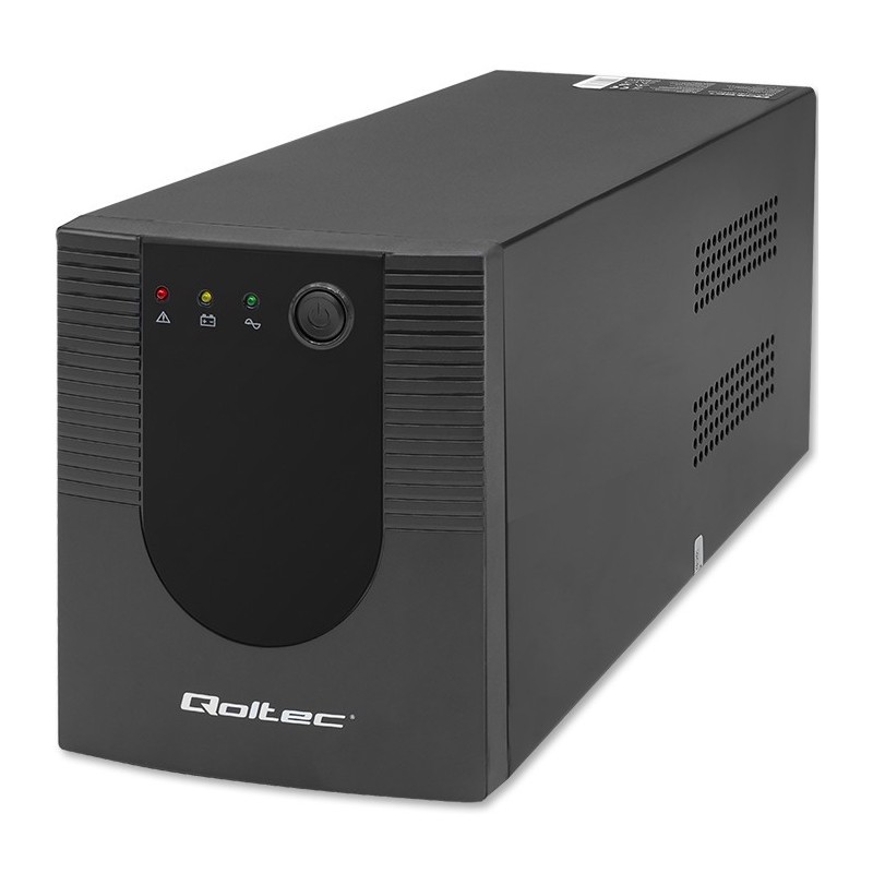 Qoltec 53776 gruppo di continuità (UPS) A linea interattiva 1,5 kVA 900 W 4 presa(e) AC