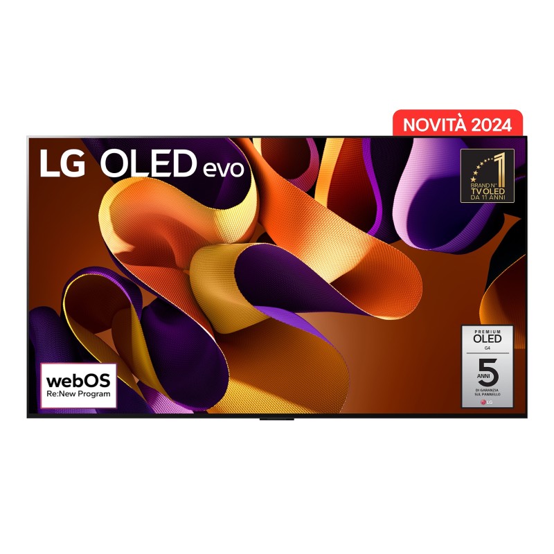 LG OLED evo G4 65'' Serie OLED65G45LW, 4K, 4 HDMI, Dolby Vision, SMART TV 2024