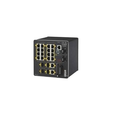 Cisco IE-2000-16TC-G-N switch di rete Gestito L2 Fast Ethernet (10 100) Nero