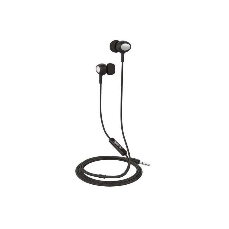 Celly UP500BK cuffia e auricolare Cablato In-ear Musica e Chiamate Nero