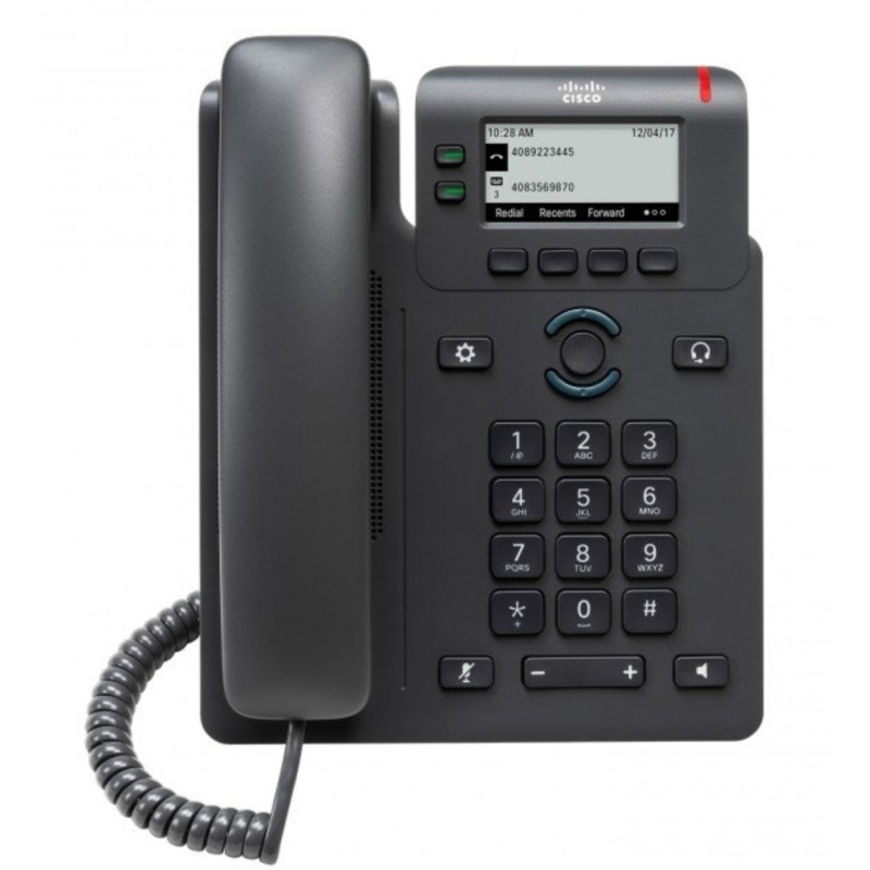 Cisco 6821 telefono IP Nero 2 linee