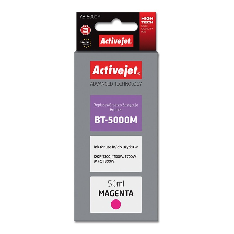 Activejet AB-5000M cartuccia d'inchiostro 1 pz Compatibile Resa elevata (XL) Magenta