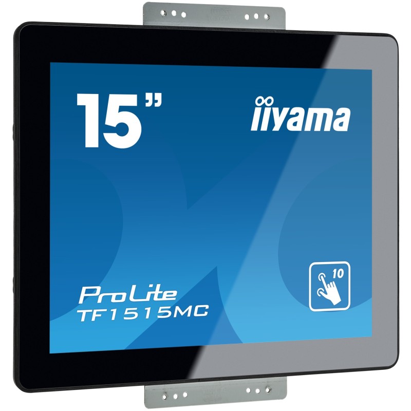 iiyama ProLite TF1515MC-B2 Monitor PC 38,1 cm (15") 1024 x 768 Pixel XGA LED Touch screen Nero