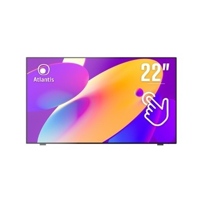 Atlantis Land A05-T22A-VHDM Monitor PC 54,5 cm (21.4") 1920 x 1080 Pixel Full HD LED Touch screen Nero