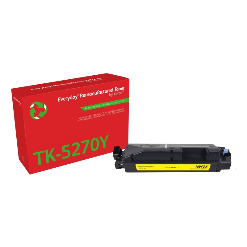 Everyday Rigenerato Toner rigenerato Everyday™ di Xerox Giallo compatibile con Kyocera TK-5270Y, Capacità standard