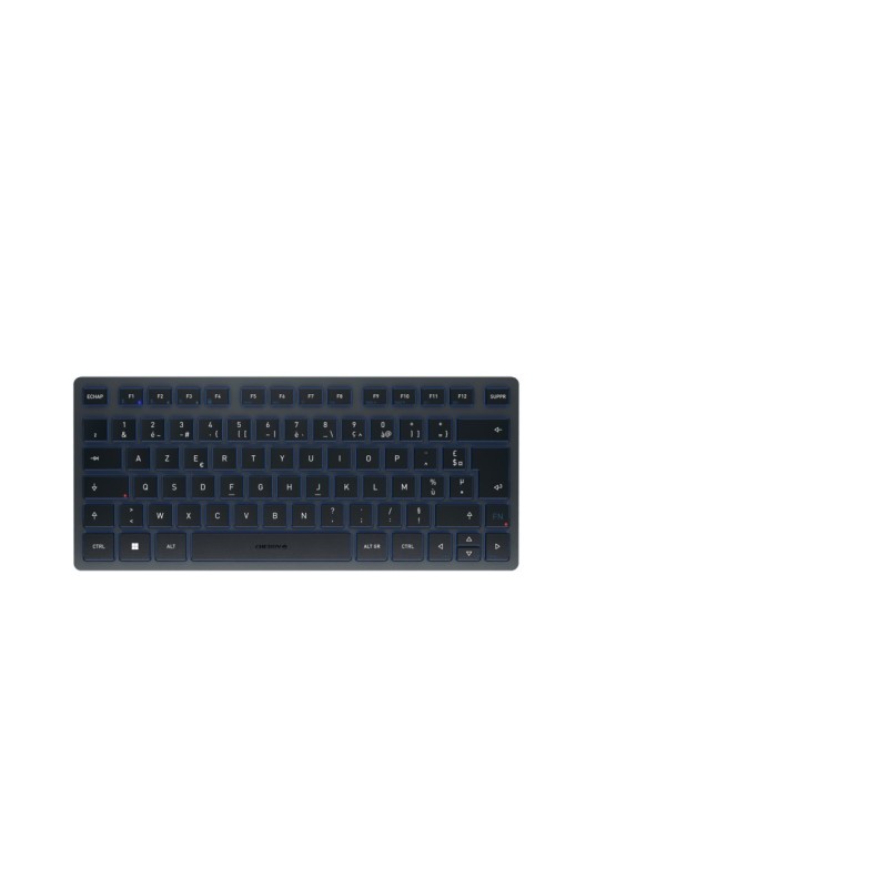 CHERRY KW 7100 MINI BT tastiera Universale Bluetooth AZERTY Francese Blu