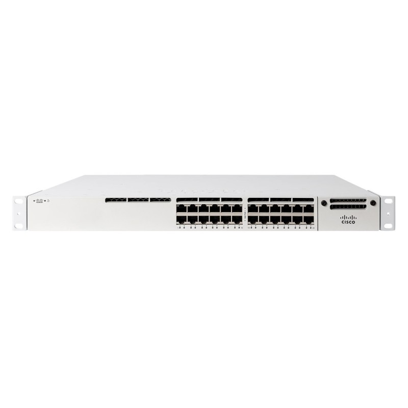 Cisco Meraki MS390-24UX-HW switch di rete Gestito L3 Gigabit Ethernet (10 100 1000) Supporto Power over Ethernet (PoE) 1U Bianco