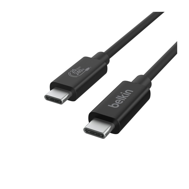 Belkin INZ004BT2MBK cavo USB 2 m USB4 Gen 2x2 USB C Nero