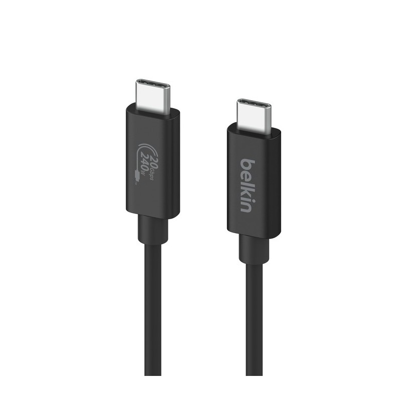 Belkin INZ004BT2MBK cavo USB 2 m USB4 Gen 2x2 USB C Nero