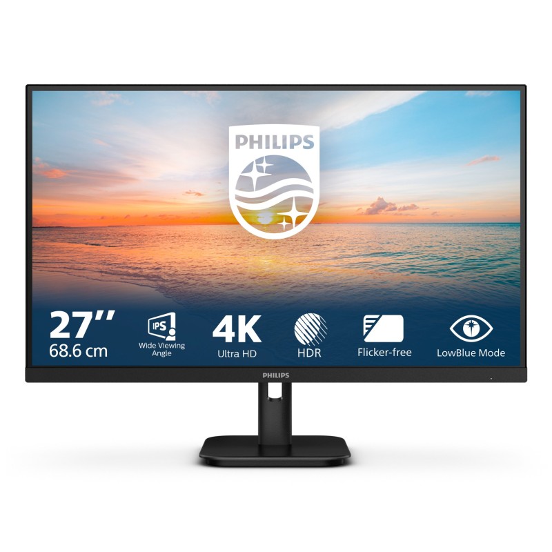 Philips 27E1N1800A 00 Monitor PC 68,6 cm (27") 3840 x 2160 Pixel 4K Ultra HD LED Nero