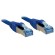 Lindy 2m Cat.6A S FTP cavo di rete Blu Cat6a S FTP (S-STP)