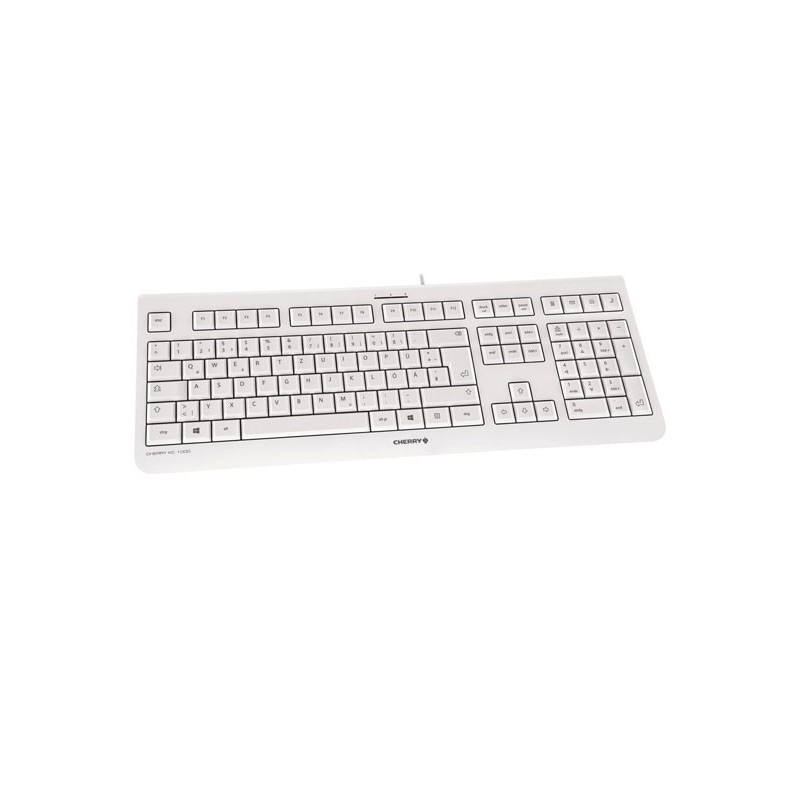 CHERRY KC 1000 tastiera Universale USB AZERTY Belga Grigio