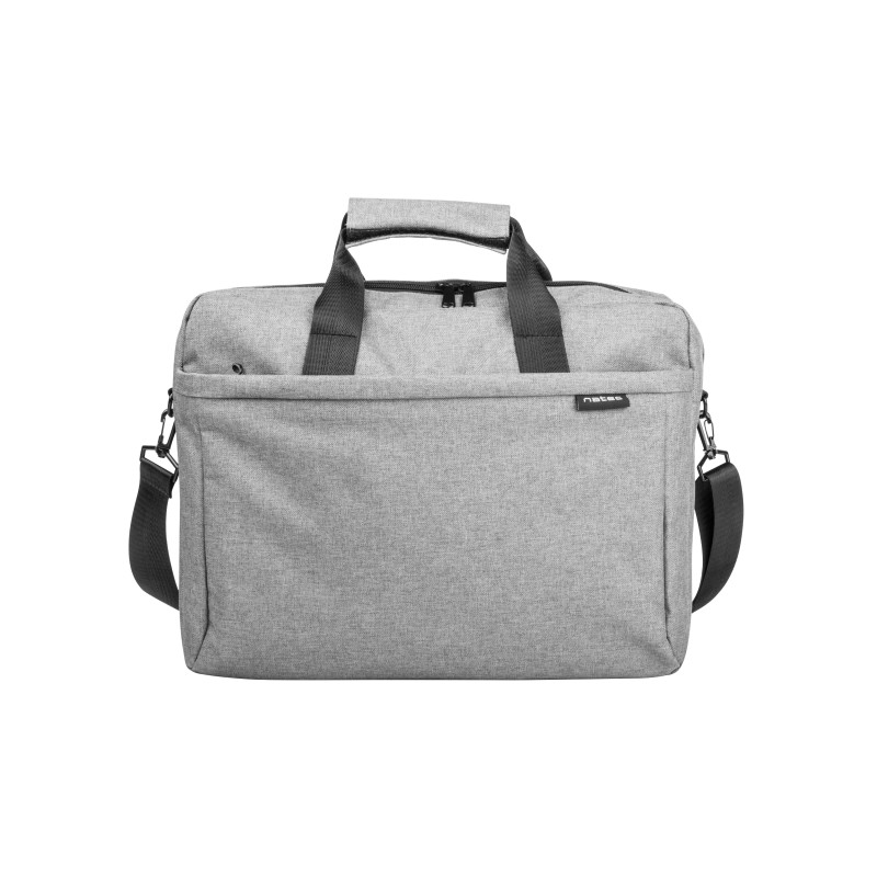 NATEC Mustela 39,6 cm (15.6") Borsa da corriere Grigio