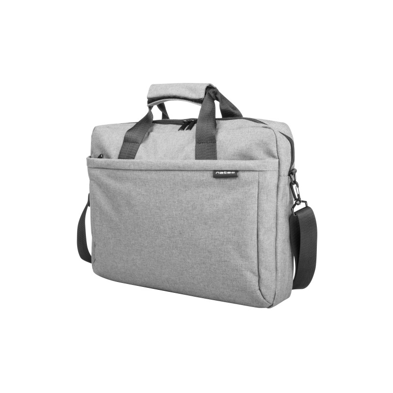 NATEC Mustela 39,6 cm (15.6") Borsa da corriere Grigio