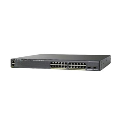 Cisco Catalyst WS-C2960XR-24TS-I switch di rete Gestito L2 Gigabit Ethernet (10 100 1000) Nero