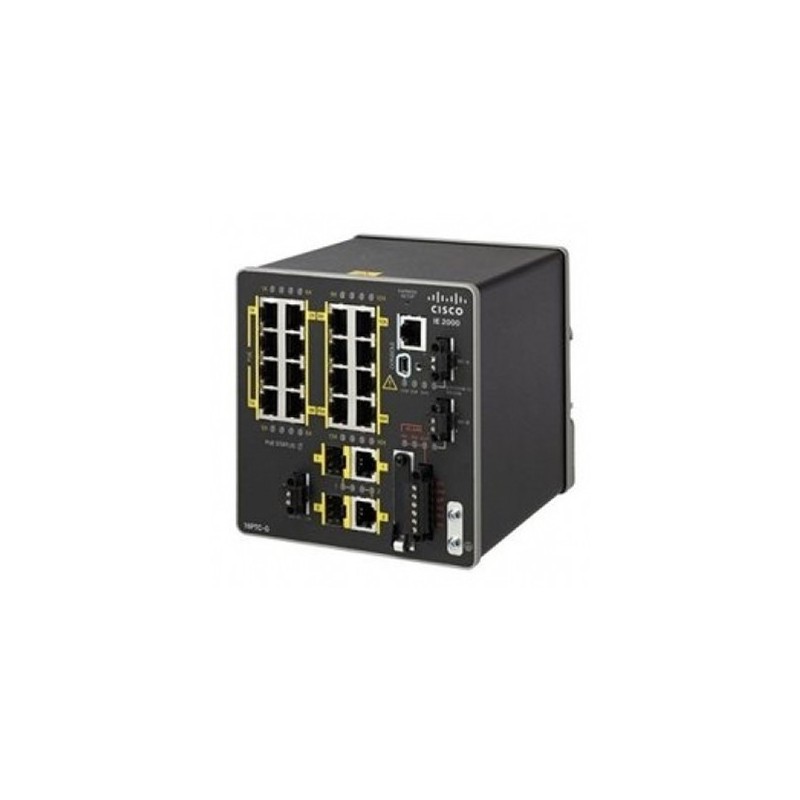 Cisco IE-2000U-16TC-G switch di rete Gestito L2 L4 Fast Ethernet (10 100) Nero