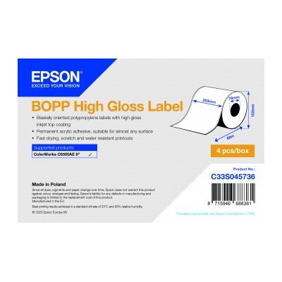 Epson C33S045736 etichetta per stampante