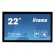 iiyama ProLite TF2234MC-B7X Monitor PC 54,6 cm (21.5") 1920 x 1080 Pixel Full HD LED Touch screen Multi utente Nero