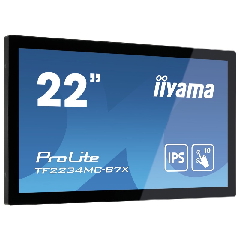 iiyama ProLite TF2234MC-B7X Monitor PC 54,6 cm (21.5") 1920 x 1080 Pixel Full HD LED Touch screen Multi utente Nero