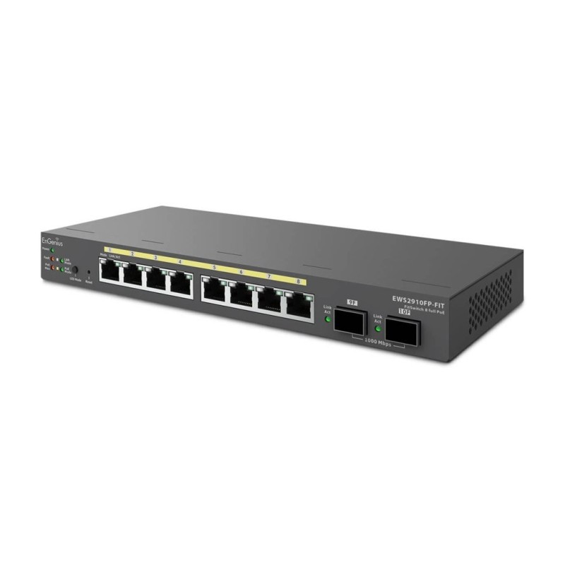 EnGenius EWS2910FP-FIT switch di rete Gestito L2 L3 Gigabit Ethernet (10 100 1000) Supporto Power over Ethernet (PoE) Grigio