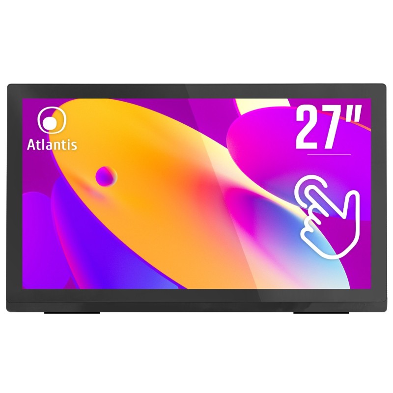 Atlantis Land A05-T27A-VHDM TV e monitor portatile Nero 68,6 cm (27") LED 1920 x 1080 Pixel