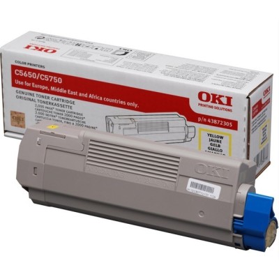 OKI 43872305 cartuccia toner 1 pz Originale Giallo