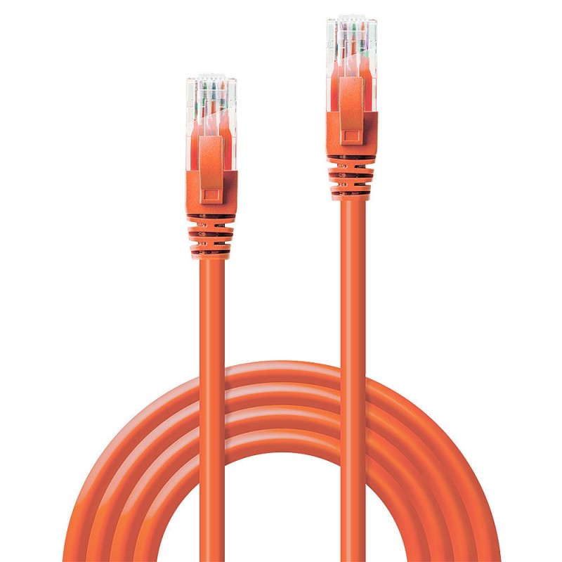 Lindy 48105 cavo di rete Arancione 0,3 m Cat6 U UTP (UTP)