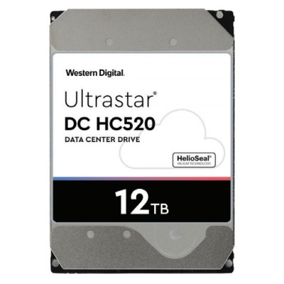 Western Digital Ultrastar DC HC520 12TB disco rigido interno 7200 Giri min 256 MB 3.5" Serial ATA III