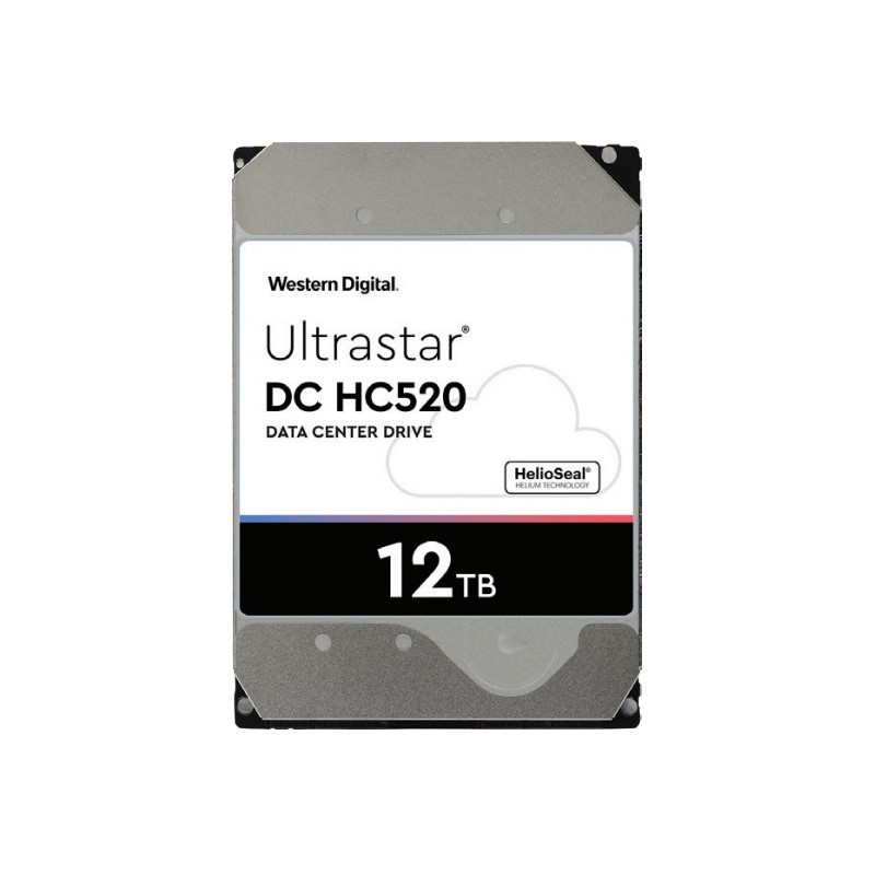 Western Digital Ultrastar DC HC520 12TB disco rigido interno 7200 Giri min 256 MB 3.5" Serial ATA III