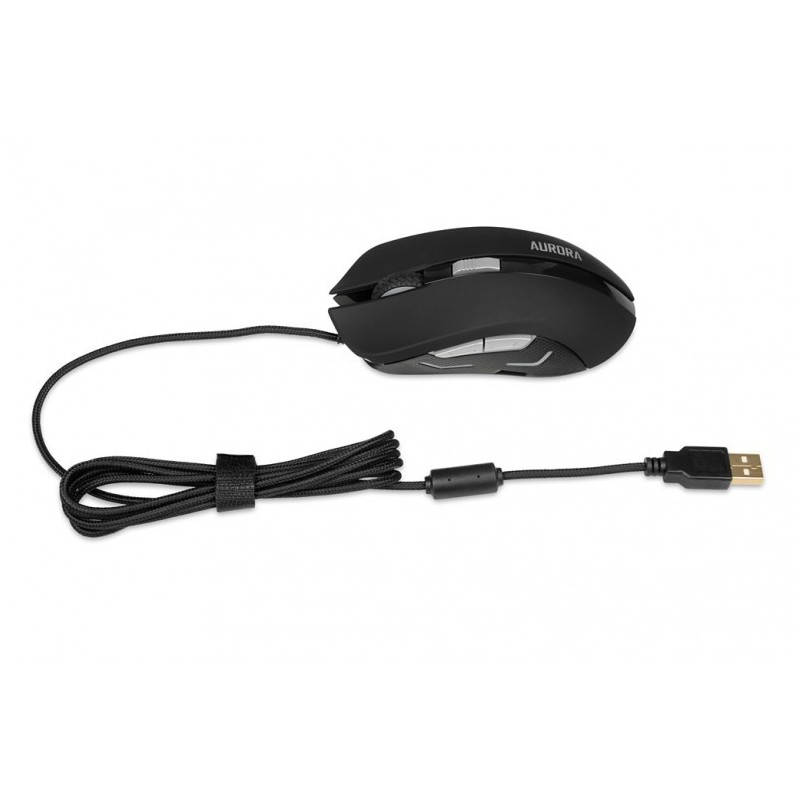 iBox Aurora A-1 mouse Ufficio Mano destra USB tipo A Ottico 2400 DPI