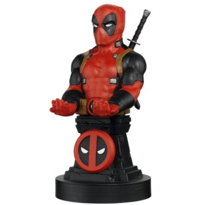 EXG Cable Guys - Deadpool Supporto attivo Telefono cellulare smartphone, Telecomando Nero, Marrone, Rosso