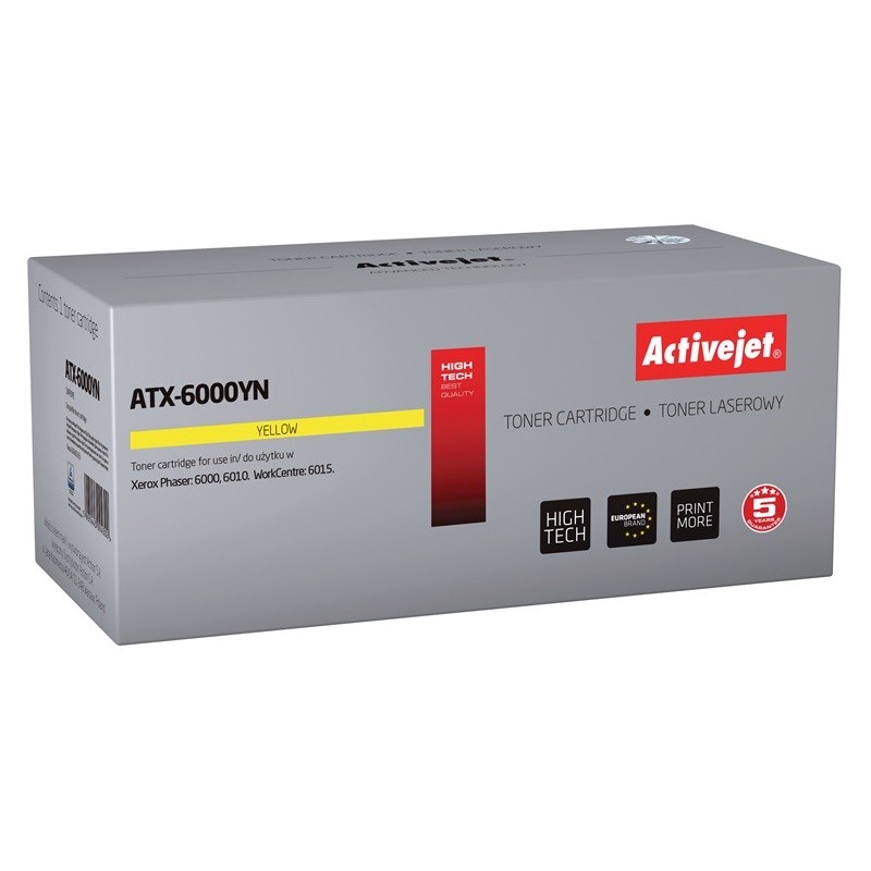 Activejet ATX-6000YN cartuccia toner 1 pz Compatibile Giallo