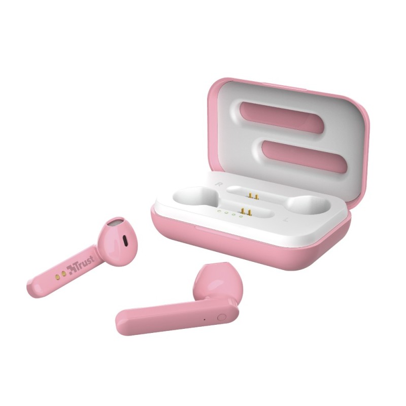 Trust Primo Auricolare True Wireless Stereo (TWS) In-ear Musica e Chiamate Bluetooth Rosa