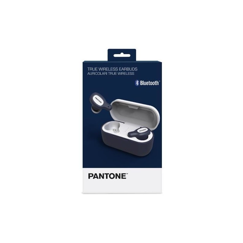 Pantone PT-TWS001 Auricolare Wireless In-ear Musica e Chiamate USB tipo-C Bluetooth Blu