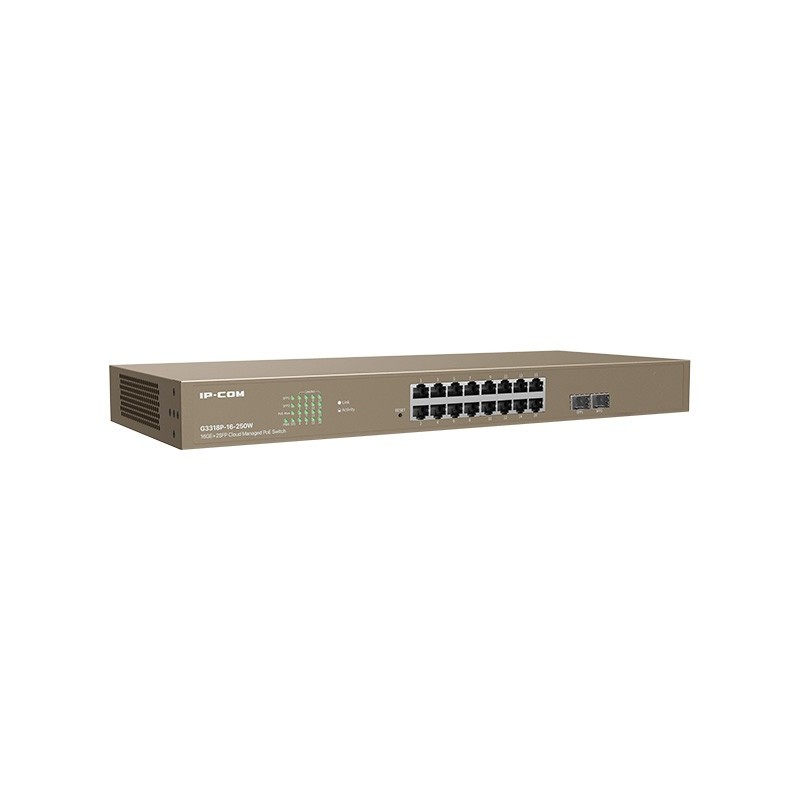 IP-COM Networks G3318P-16-250W switch di rete Gestito L2 Gigabit Ethernet (10 100 1000) Supporto Power over Ethernet (PoE)