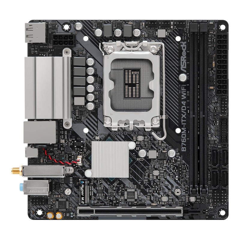 Asrock B760M-ITX D4 WiFi Intel B760 LGA 1700 mini ITX