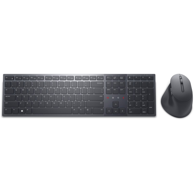 DELL KM900 tastiera Mouse incluso Ufficio RF senza fili + Bluetooth QWERTY US International Grafite