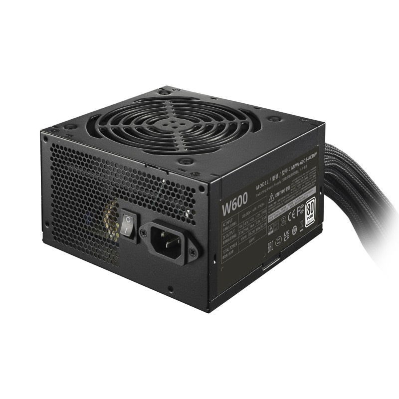 Cooler Master Elite NEX White 600 alimentatore per computer 600 W 24-pin ATX ATX Nero