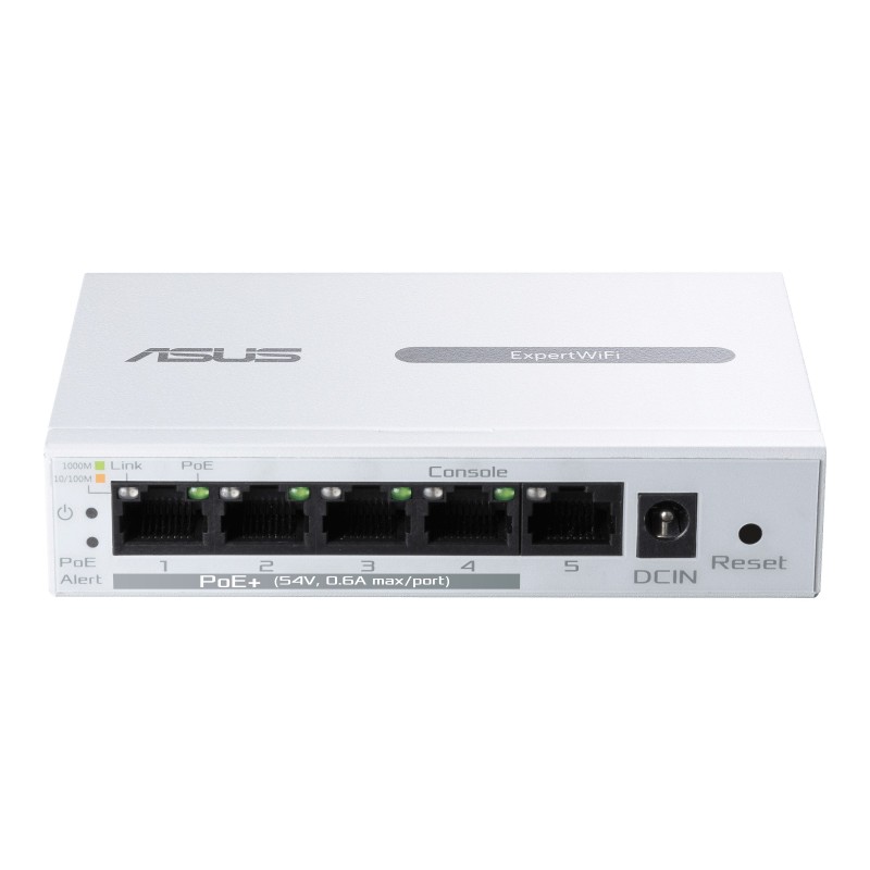 ASUS ExpertWiFi EBP15 Gestito Gigabit Ethernet (10 100 1000) Supporto Power over Ethernet (PoE) Bianco