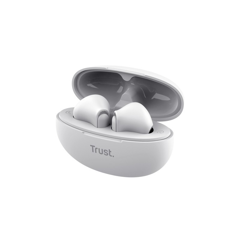 Trust Yavi Auricolare True Wireless Stereo (TWS) In-ear Musica e Chiamate USB tipo-C Bluetooth Bianco