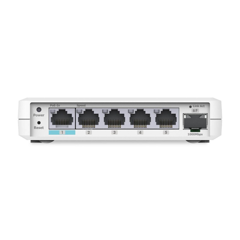 EnGenius EXT1106 switch di rete L2 Gigabit Ethernet (10 100 1000) Supporto Power over Ethernet (PoE) Bianco