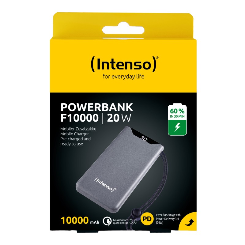 Intenso 7332034 batteria portatile Polimeri di litio (LiPo) 10000 mAh Grigio