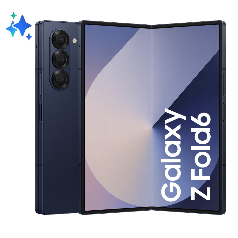 Samsung Galaxy Z Fold6 Smartphone AI, 256GB, RAM 12GB, Display 6,3" 7,6" Dynamic AMOLED 2X, Navy