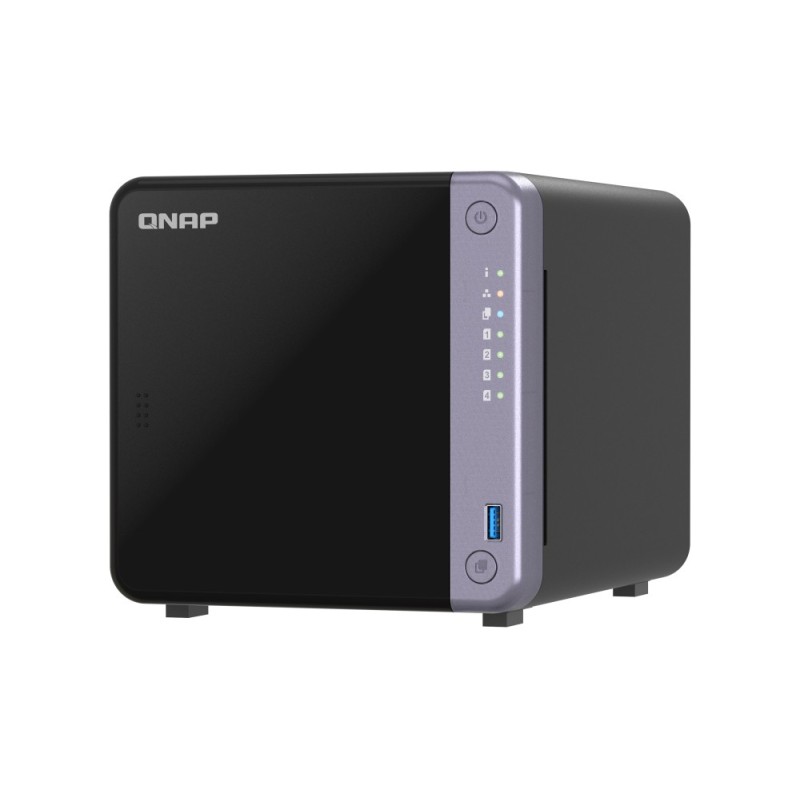 QNAP TS-432X-4G server NAS e di archiviazione Tower Collegamento ethernet LAN Nero Alpine AL-524